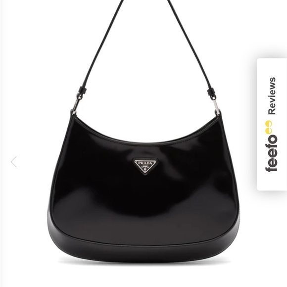 Prada Handbags - Prada Brushed Leather Cleo Bag